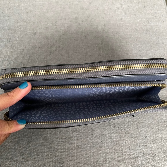 Kate Spade Purple Gray Wallet - Picture 3 of 10